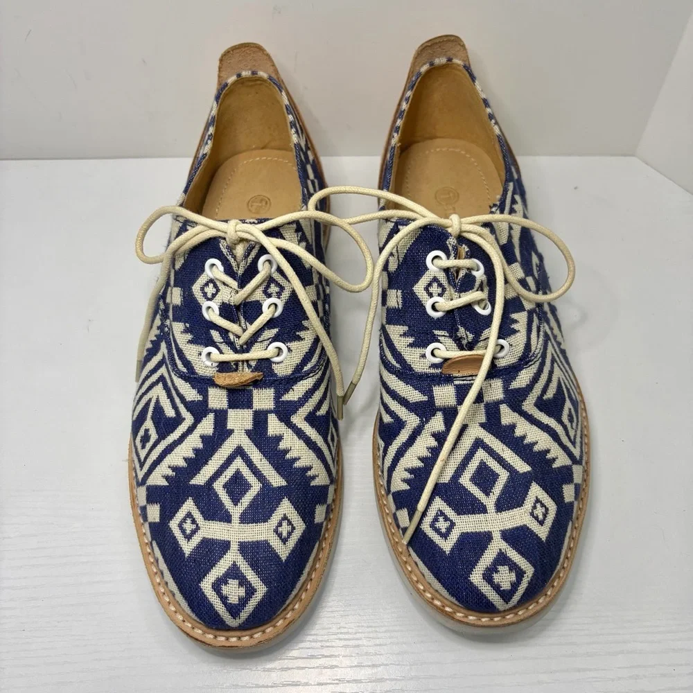 Thoroughcraft TCG Mohawk Blue Hampton Lace-Up Shoes Size 40